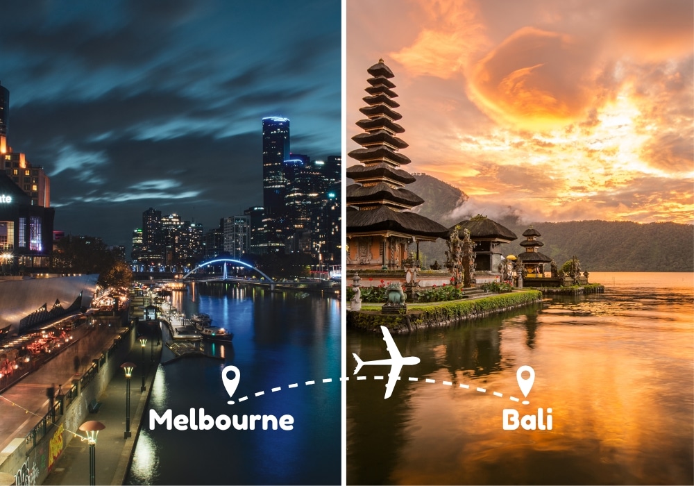 Melbourne To Bali Flights by Airways Travel