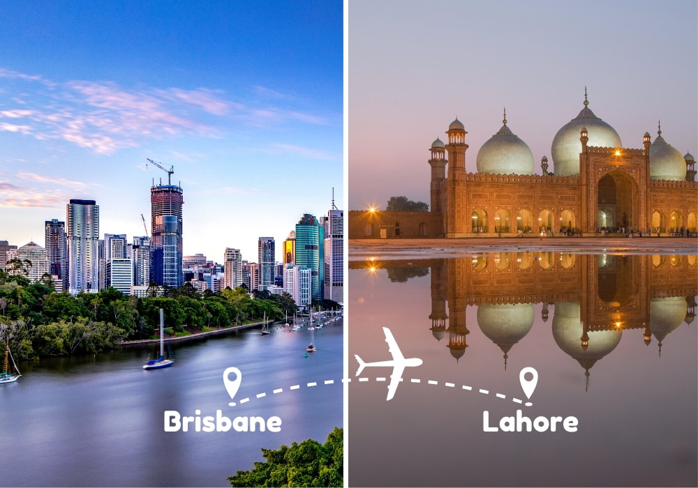Brisbane to Lahore Flights by Airways Travel