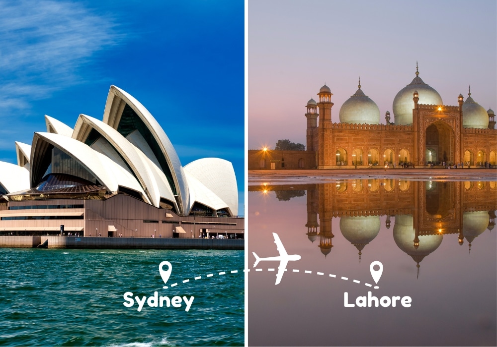 Sydney To Lahore Flights by Airways Travel