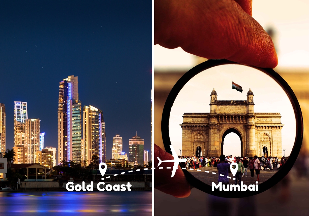 Gold Coast To Mumbai Flights by Airways Travel