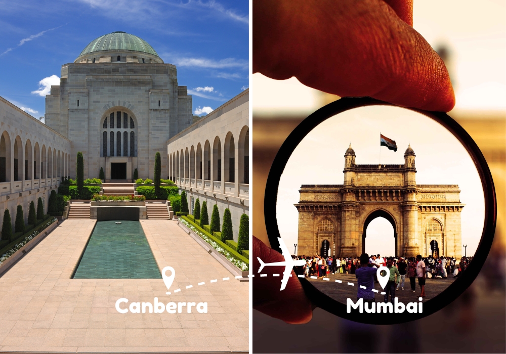 Canberra To Mumbai Flights by Airways Travel