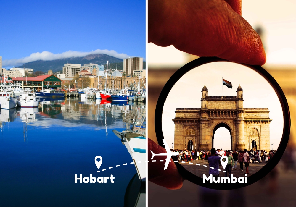 Hobart To Mumbai Flights by Airways Travel