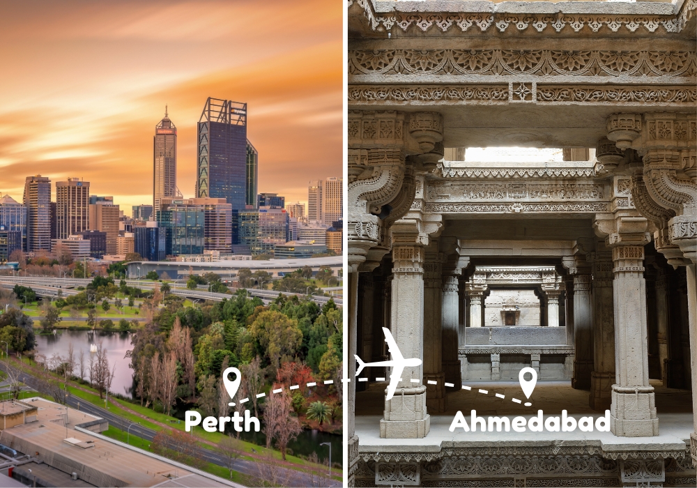 Perth To Ahmedabad Flights by Airways Travel