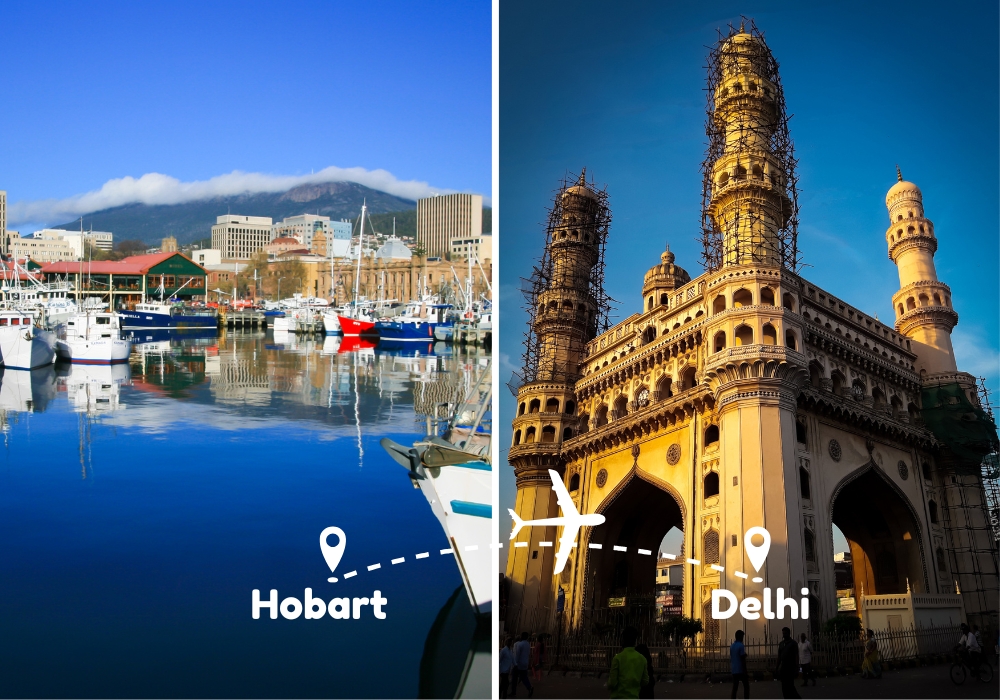 Hobart To Hyderabad Flights by Airways Travel