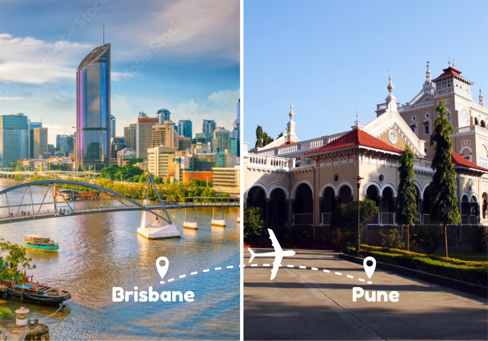 Brisbane to Pune Flights by Airways Travel