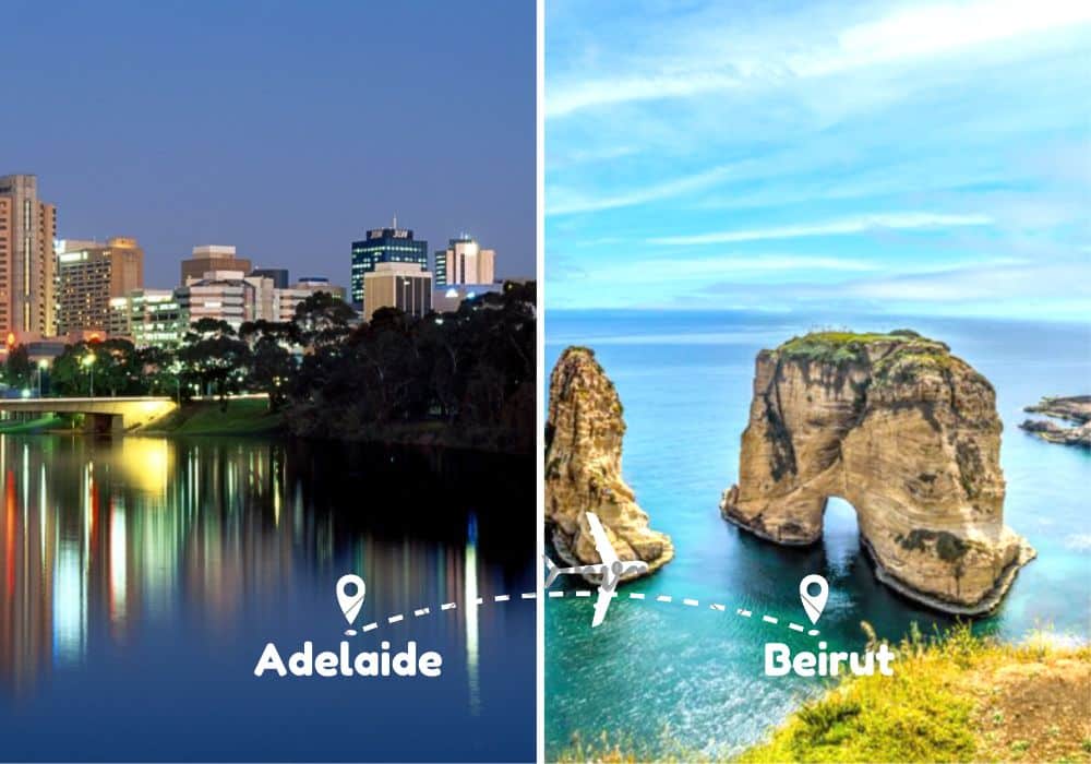 Adelaide to Beirut Flights by Airways Travel