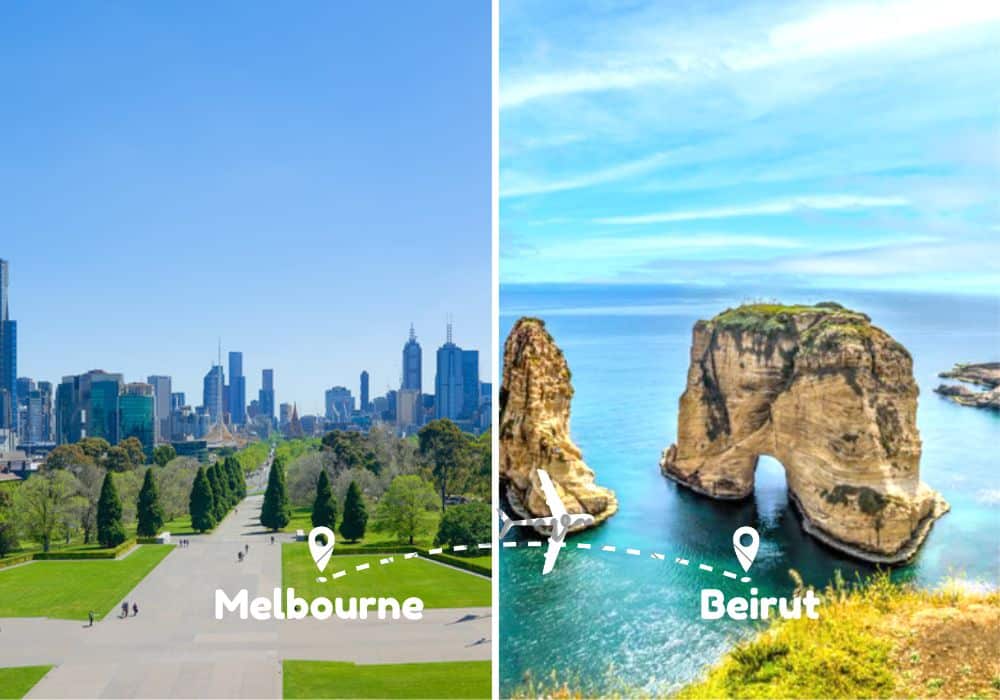 Melbourne to Beirut Flights by Airways Travel
