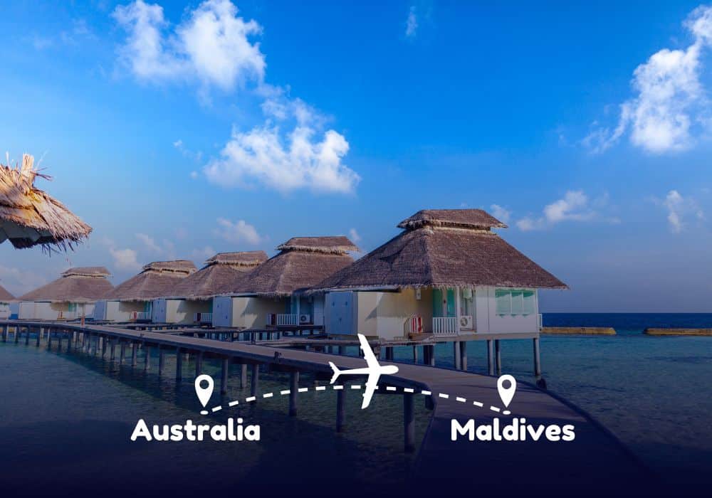 Fly Australia to Maldives