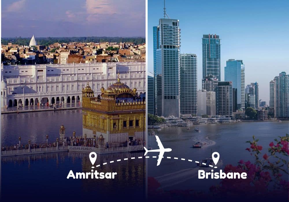 Amritsar to Brisbane