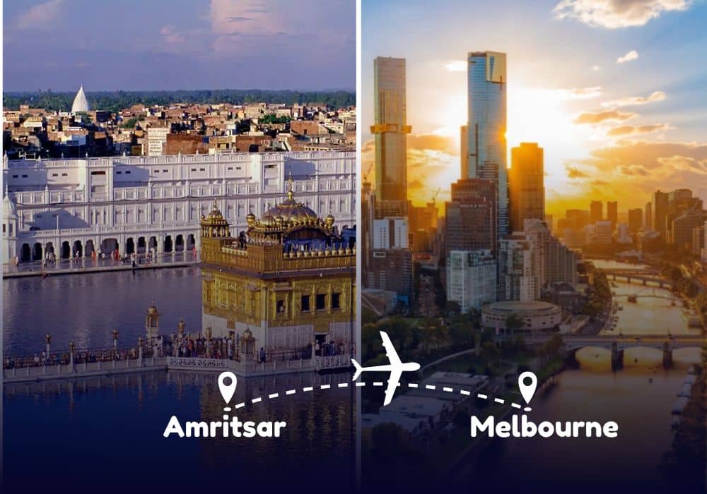 Amritsar to Melbourne