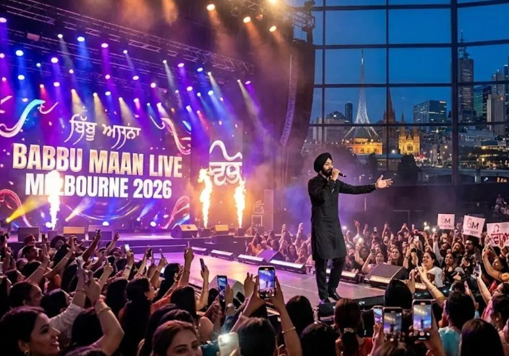Babbu Maan Live Concert Melbourne 2026