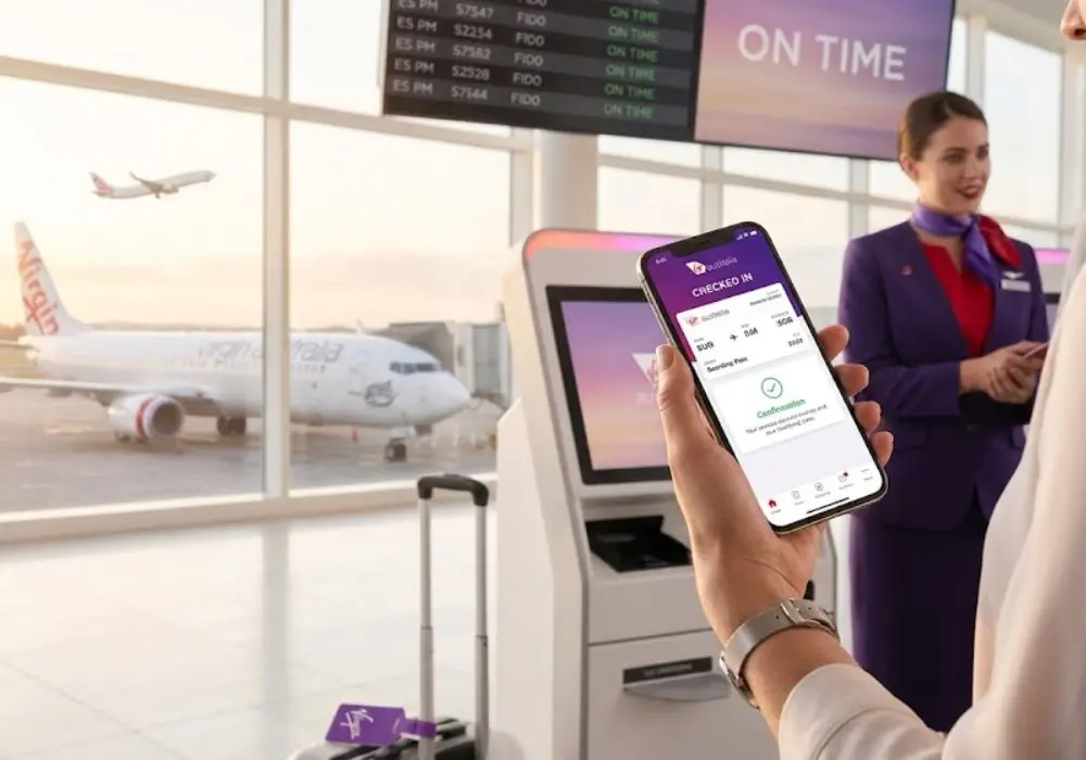 How Virgin Australia Check-In Works