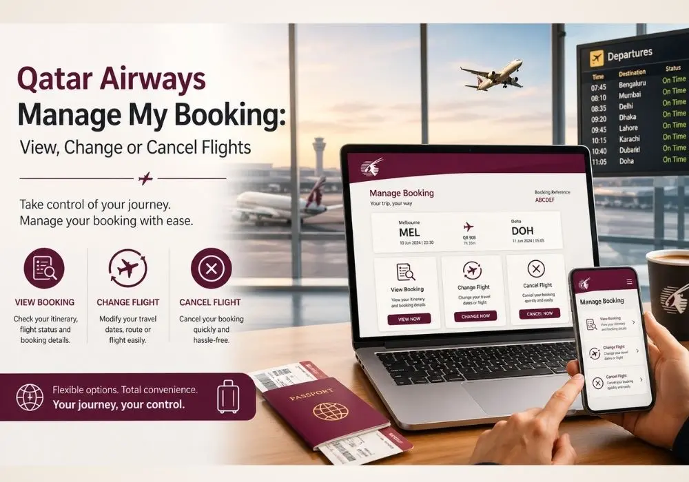 Qatar Airways Manage My Booking View, Change or Cancel Flights