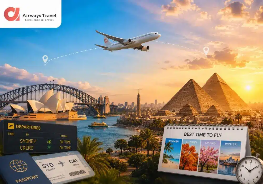 When Is the Best Time to Fly from Sydney to Cairo