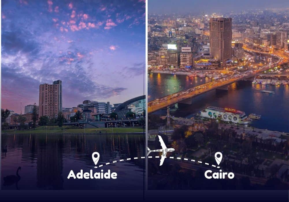 Adelaide to Cairo