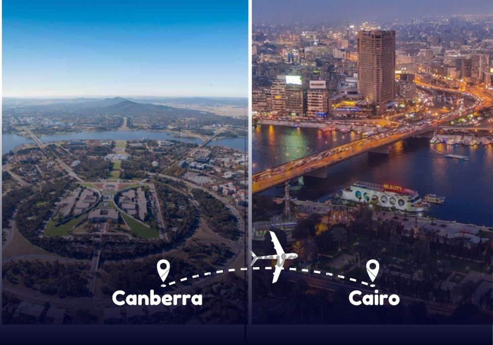 Canberra to Cairo
