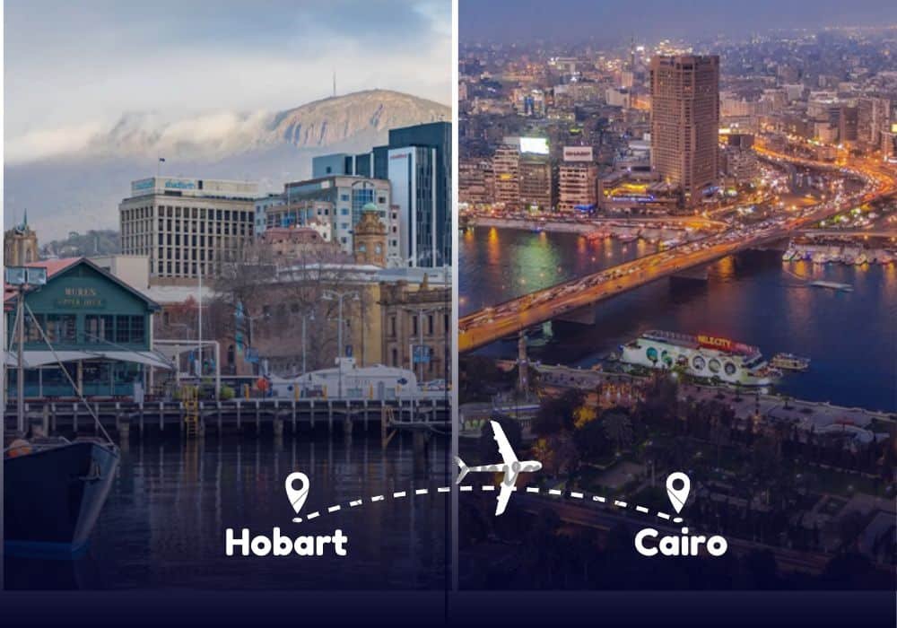 Hobart to Cairo