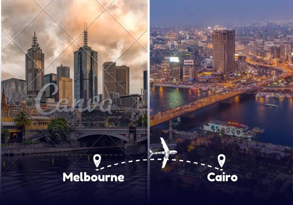 Melbourne to Cairo