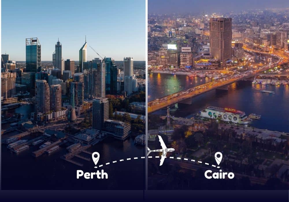 Perth to Cairo