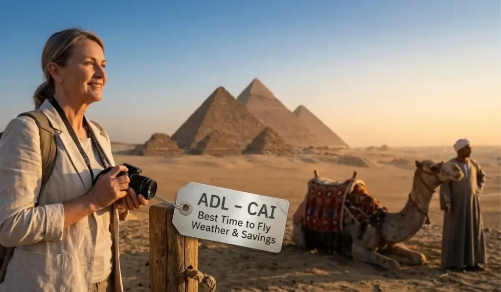 Adelaide to Cairo: Best Time to Fly for Sun & Savings