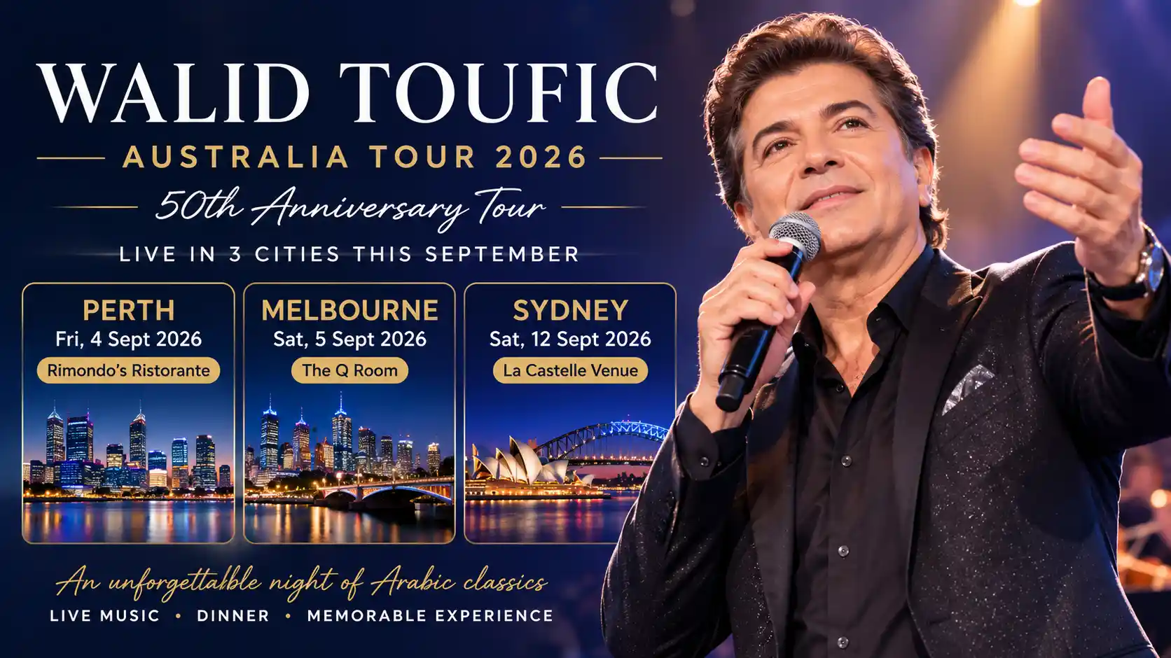 Walid Toufic Australia Tour 2026 Dates, Cities and Tickets