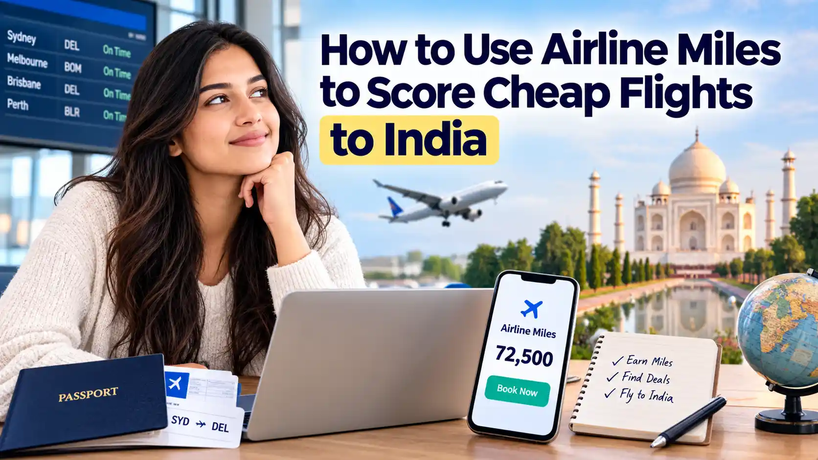 How to Use Airline Miles to Score Cheap Flights to India